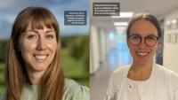 Portræt af de to forskere Amanda og Charlotte.