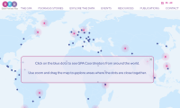 Skærmbillede af forsiden på Global Psoriasis Atlas hjemmesiden