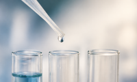 Beskåret stock Pipette laboratorie dråbe forskning colourbox 
