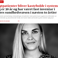 Screenshot af den omtalte kronik med overskrift på kronikken og portrætbillede af kronikøren. 